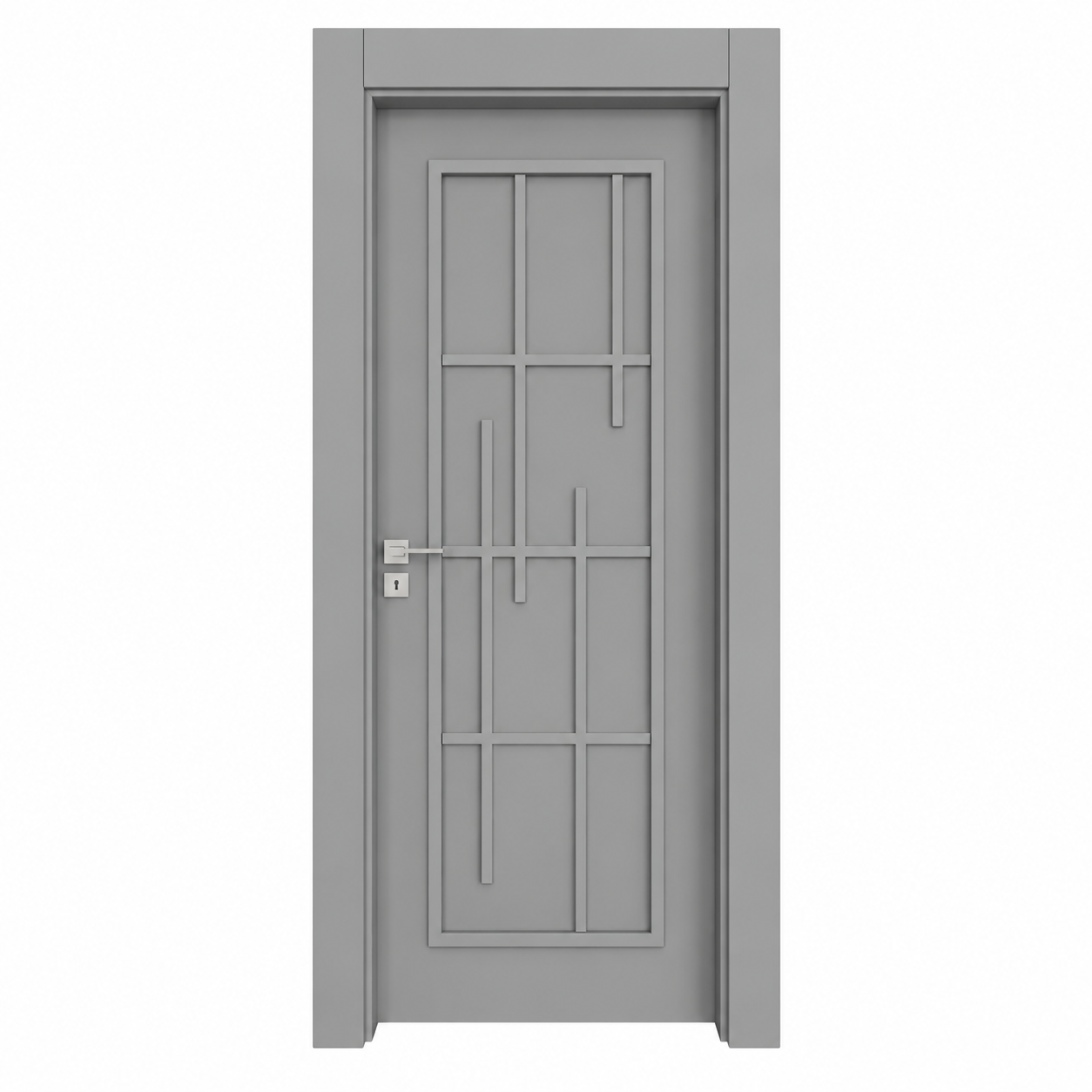BY-5014V Porte intérieure Laqué Vitrée